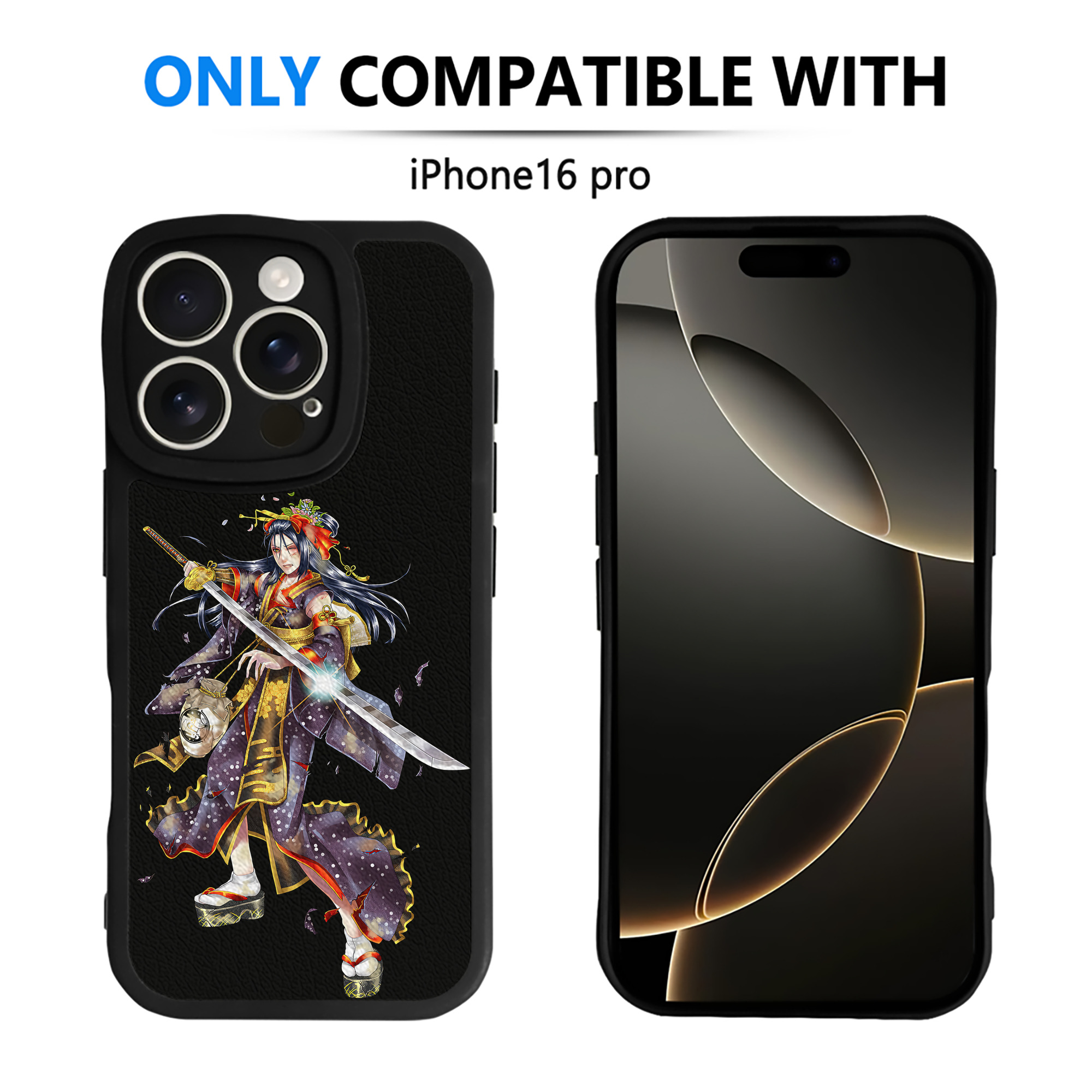 （画像用） 刀剣乱舞 Touken Ranbu 【iPhone 16シリーズ対応】シリコンスマホケース（レザー調） 材質：シリコン